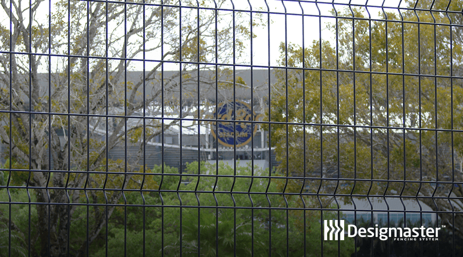 Professional stadium fencing